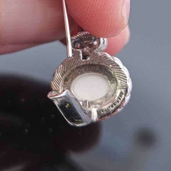 Judith Ripka 925 Sterling Silver White Quartz Drop Earrings 12x15mm - Picture 10 of 10